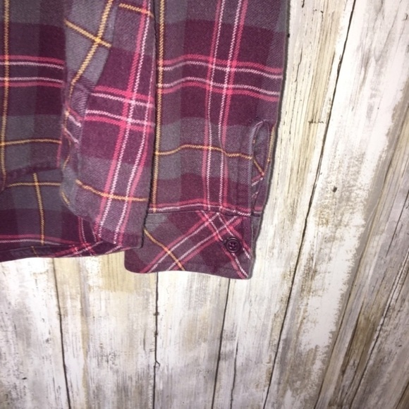 Columbia Purple Plaid Button Down - Picture 3 of 4
